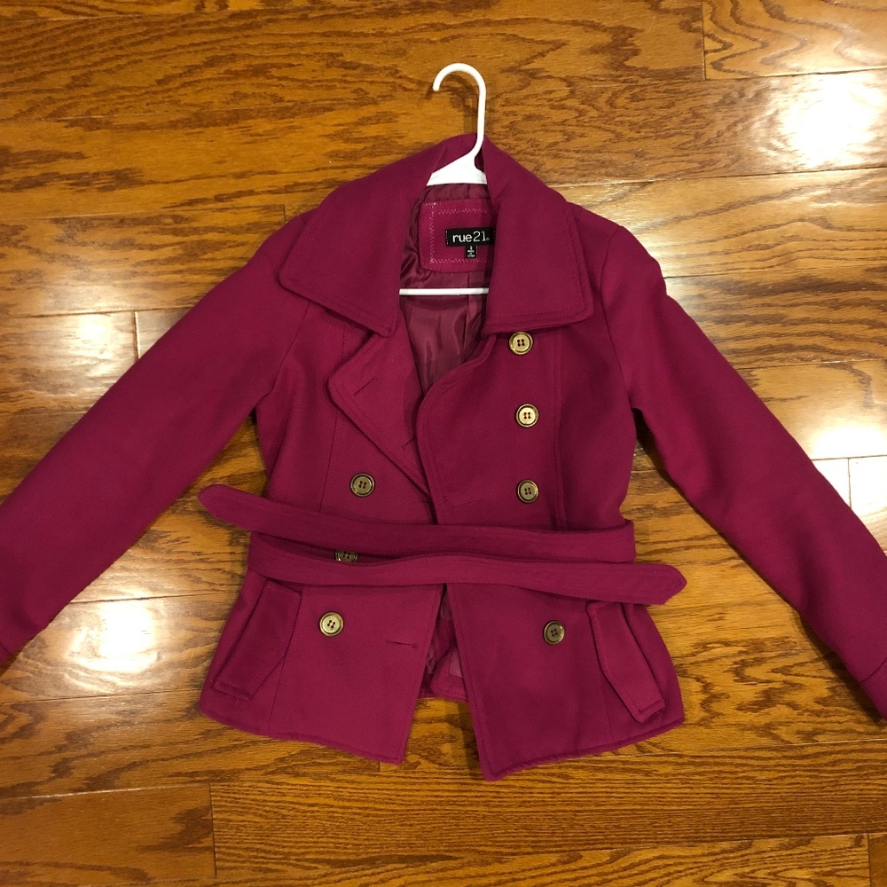 Pink Pea Coat